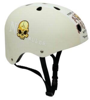 Велошлем BMX six hole — white