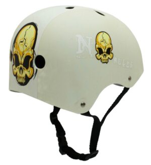 Велошлем BMX six hole — white