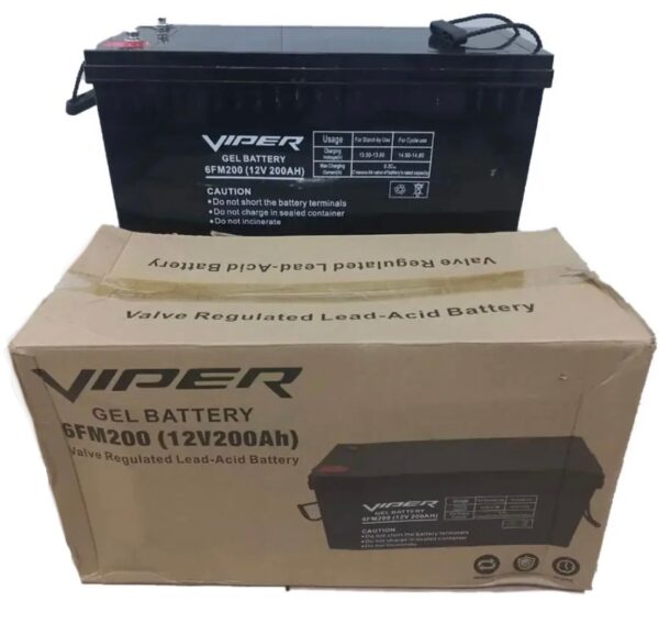 Аккумуляторная батарея Gel Viper 6-FMM-200 12V 200AH
