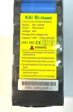 Аккумулятор батарея 36V 7.8ah для самокатов аналогов Xiaomi m365