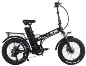 Электровелосипед fatbike Tecros F1 48v 20ah 750w 20″ 45 км/ч складной