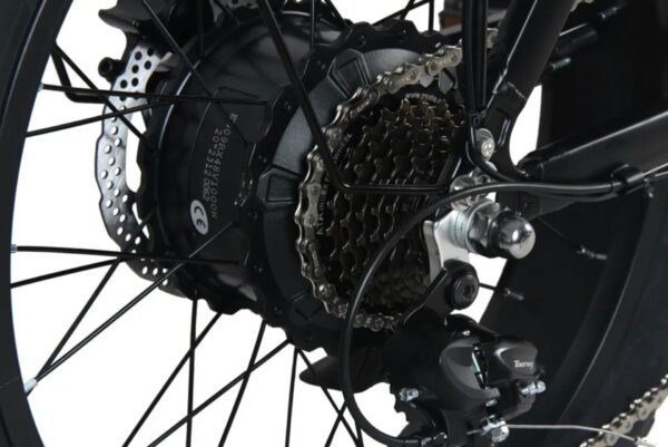 Электровелосипед fatbike Tecros F1 48v 20ah 750w 20" 45 км/ч складной — изображение 3