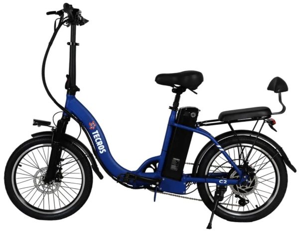 Электровелосипед Tecros С2 48v 20ah 500w 20" 40 км/ч складной — изображение 2