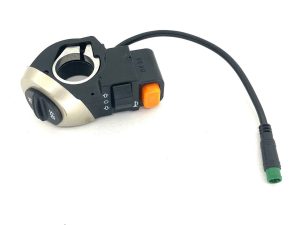 Переключатель поворотников, светлая, гудкая (Kugoo M4/pro, Crosser T4, T8, куго, кроссер)