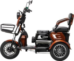 Электроскутер Corso Logan (1200W 72V/23Ah) колеса 300-10, 1 ЯЩИК АККУМ