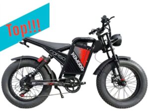 Электрофетбайк Corso «Komodo» 20″ дюймов KM-88155 рама стальная, двигатель 1000W, аккумулятор 48V18AH