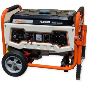 Бензиновый генератор Palmera PA350JM 2.5-2.8 кВ на колесах с ручками