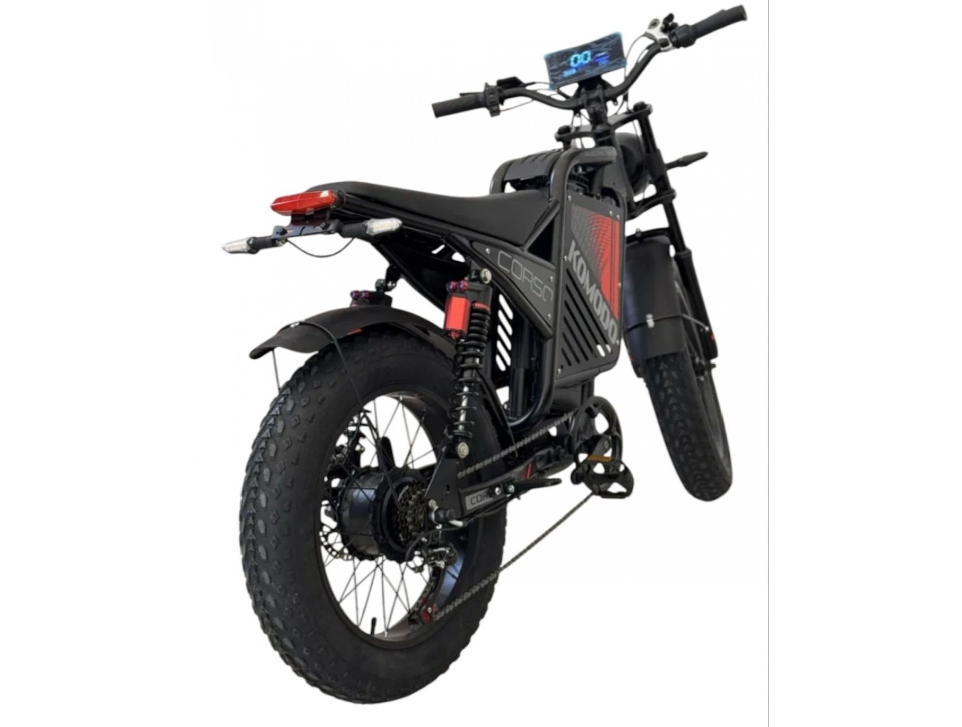 Электрофетбайк Corso "Komodo Max" 20" дюймов KM-73100 (1) рама стальная, двигатель 1200W, аккумулятор 60V21AH, в коробке — изображение 6