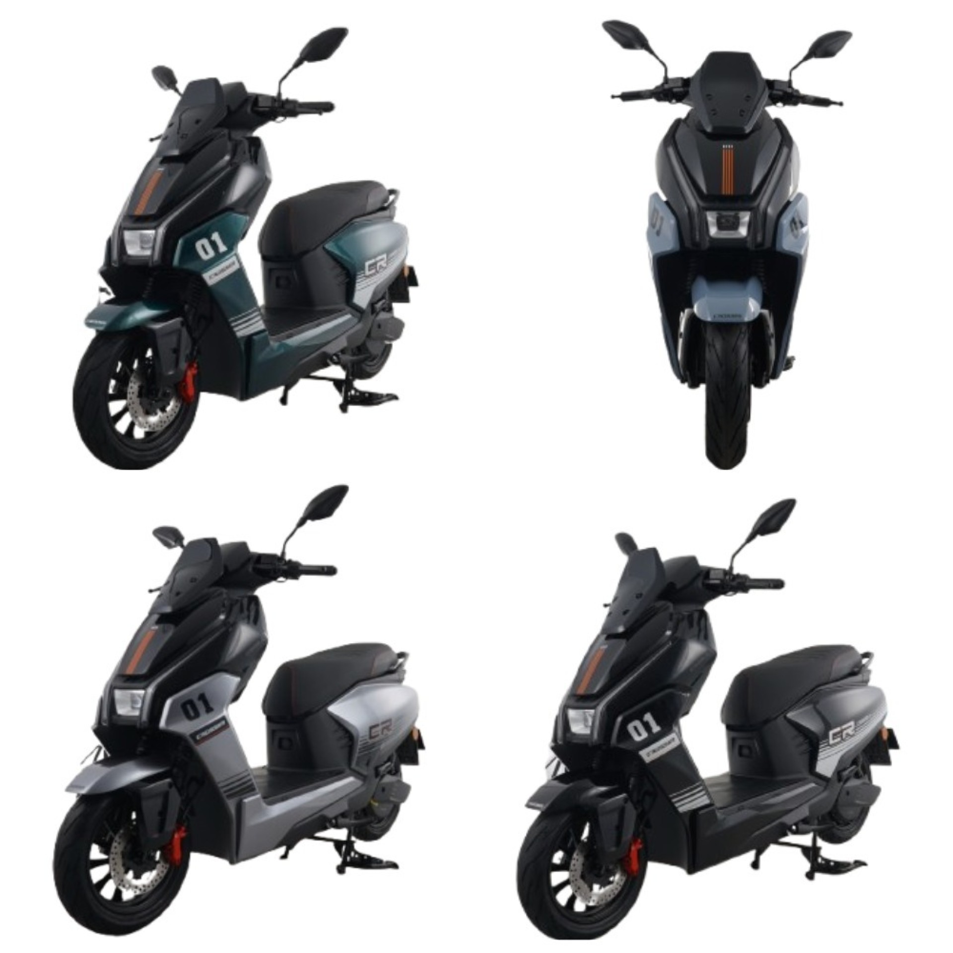 Электроскутер Crosser CR-22 2500W (графеновый акб 72V/35Ah)