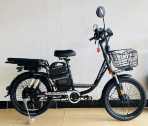 Электровелосипед Corso «Leader» 22″ дюймов, рама стальная, двигатель 1000W, аккумулятор 60V26AH, корзина