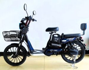 Электровелосипед Corso «Atlant plus» 20″ дюймов рама стальная, двигатель 1000W, аккумулятор 60V21AH, корзина