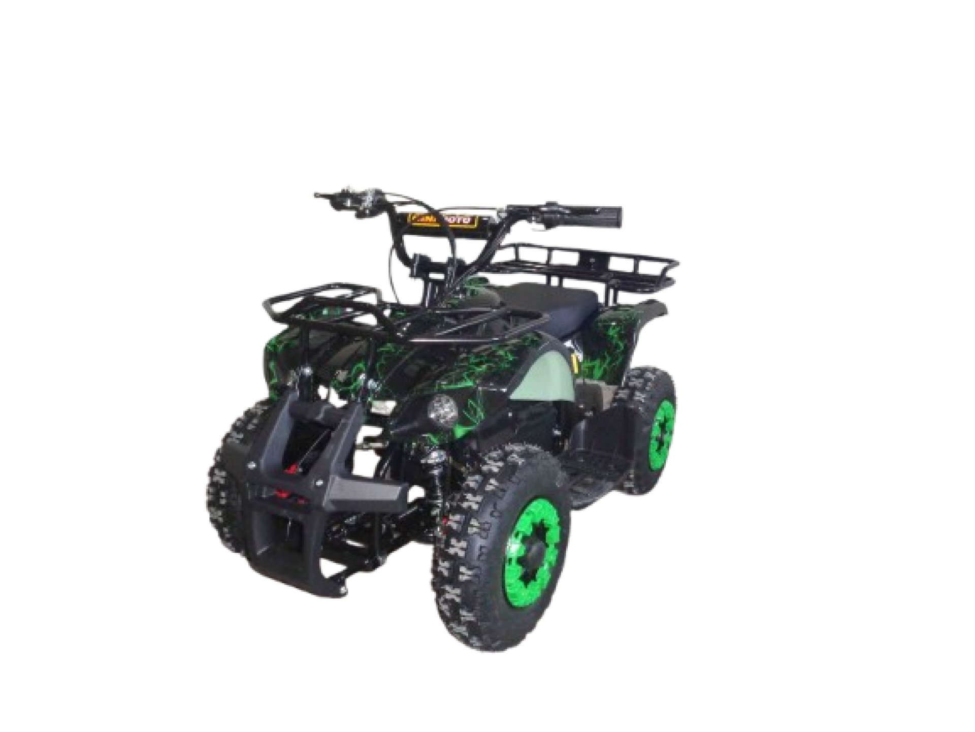 Квадроцикл электрический детский Crosser 36В 800Вт – Зеленый с защитой колес 2026!