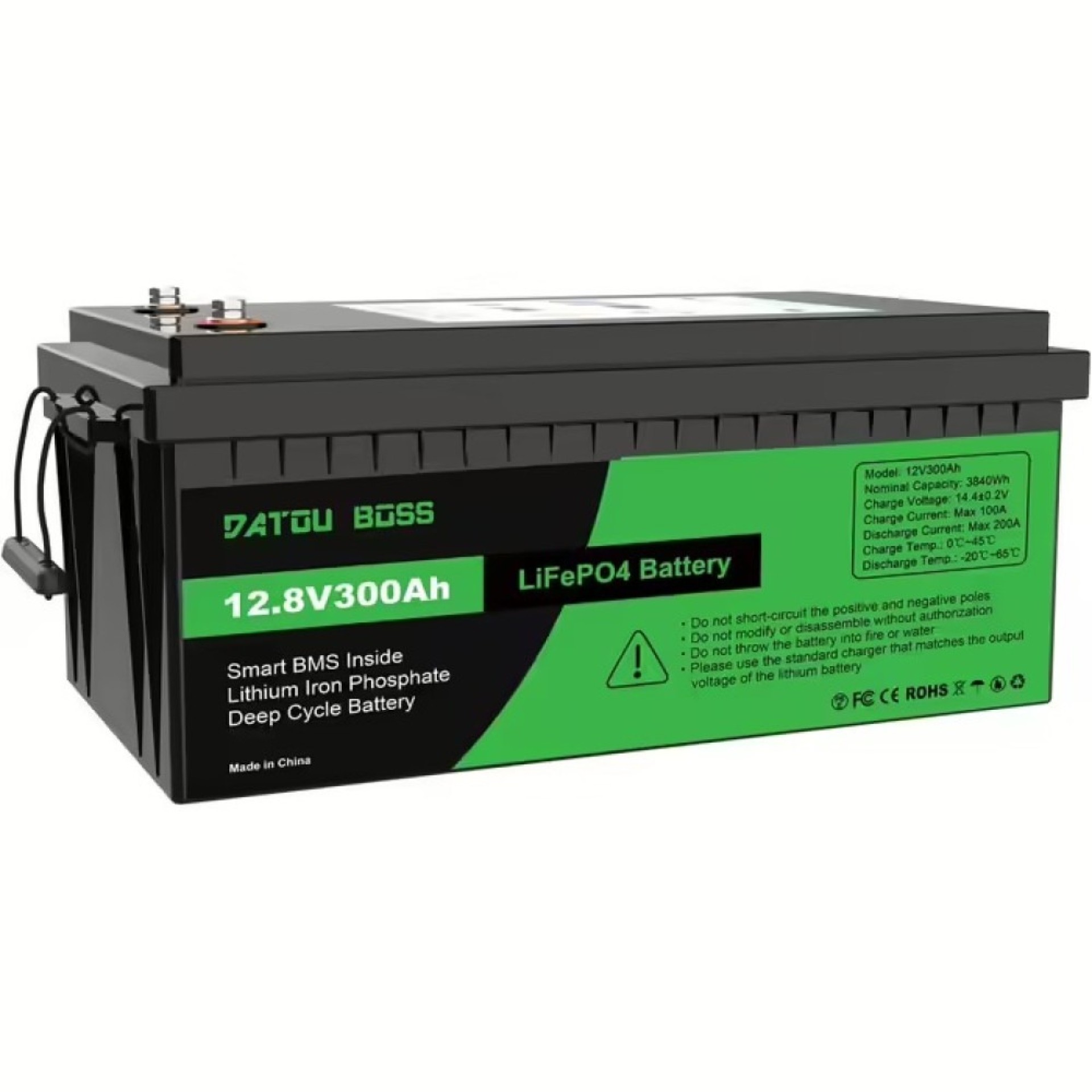 Аккумулятор LiFePO4 Datou Boss 12.8V 300Ah (литий-железо-фосфатный)