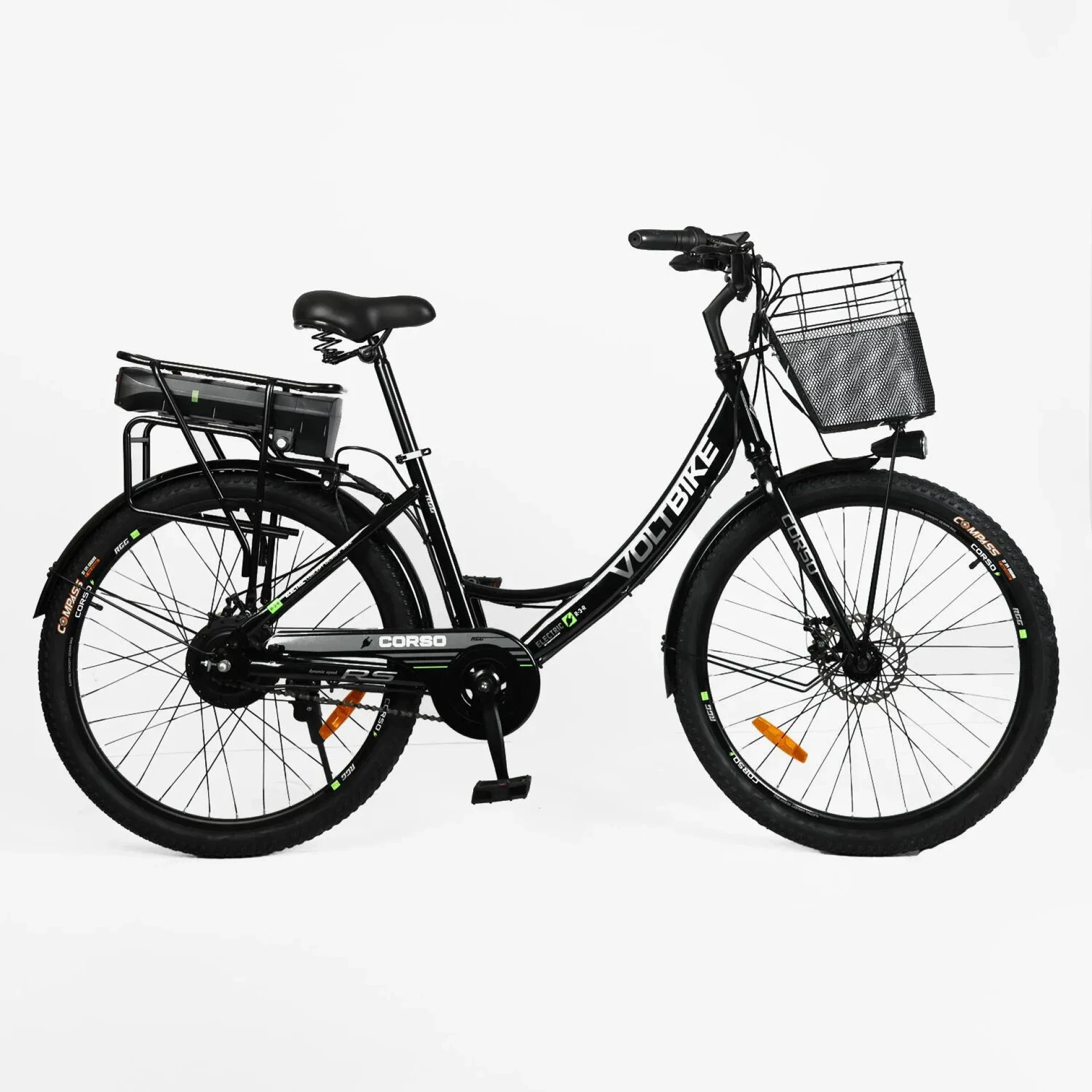 Электровелосипед Corso «VOLT BIKE» 26" дюймов TB-63922 (1) +КОРЗИНА