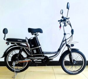 Электровелосипед Corso «Powerfull» 20″ дюймов, +корзина, рама алюминиевая, двигатель 1000W, акум. 60V28Ah литиевый, собранный на 75%