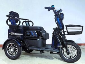 Электрический трицикл Corso Protex Power, двигатель 1200W, акум. 72V/24Ah литий-железно-фосфатный, колеса 300-10, в коробке