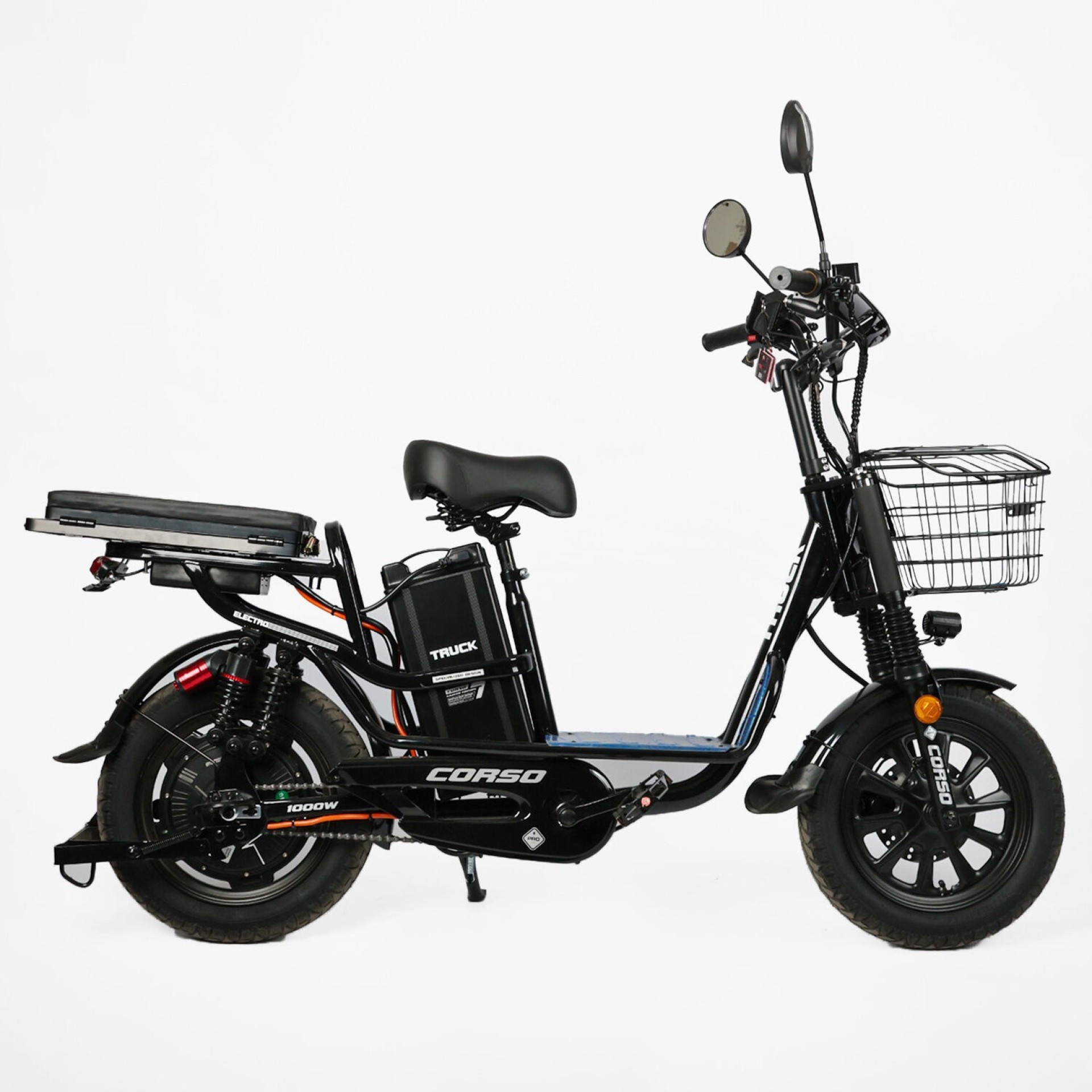 Электровелосипед Corso «Truck» 16" дюймов +КОРЗИНА