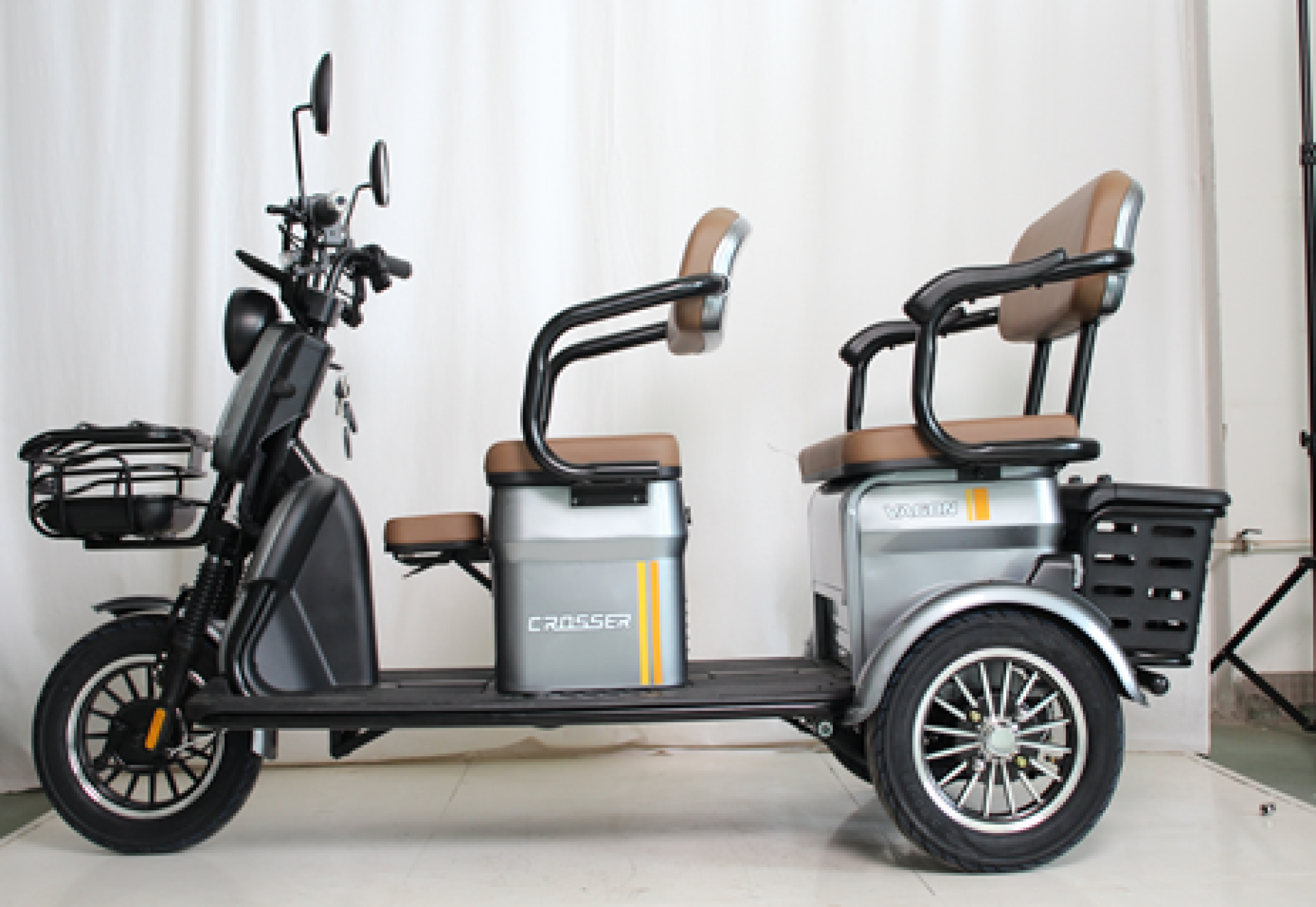 Электротрайк TR-4 VAGON Мотор 1000W, 72V 24Ah (6 АКБ графеновые) — изображение 3