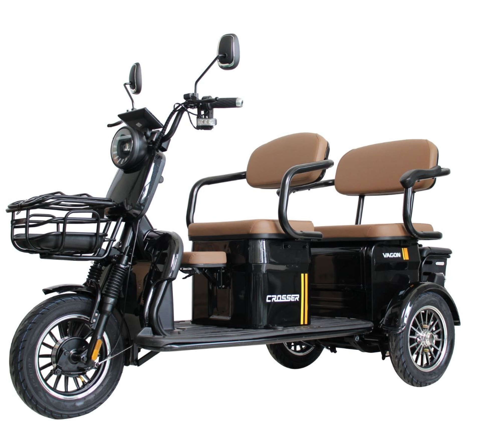 Электротрайк TR-4 VAGON Мотор 1000W, 72V 24Ah (6 АКБ графеновые) — изображение 4