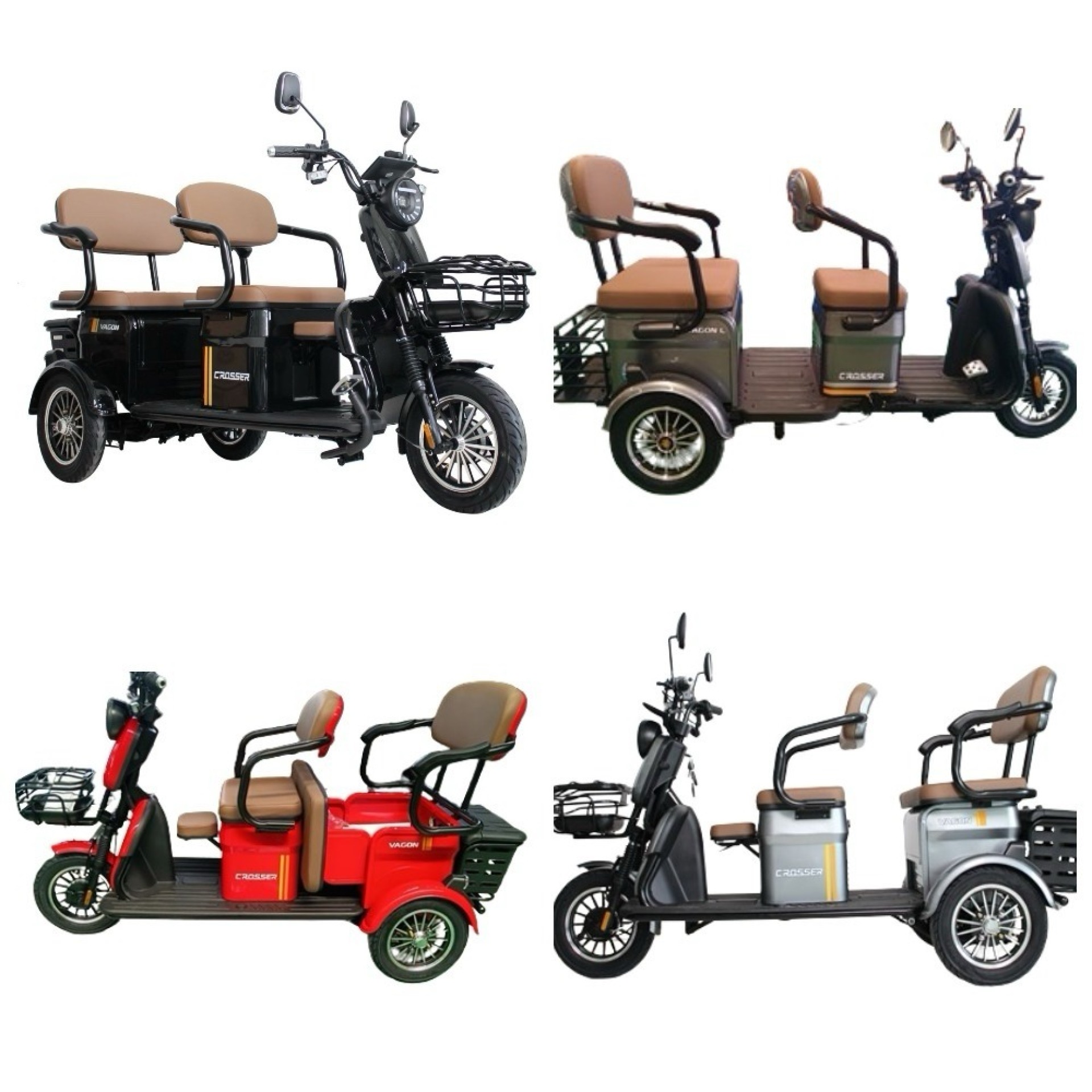 Электротрайк TR-4 VAGON Мотор 1000W