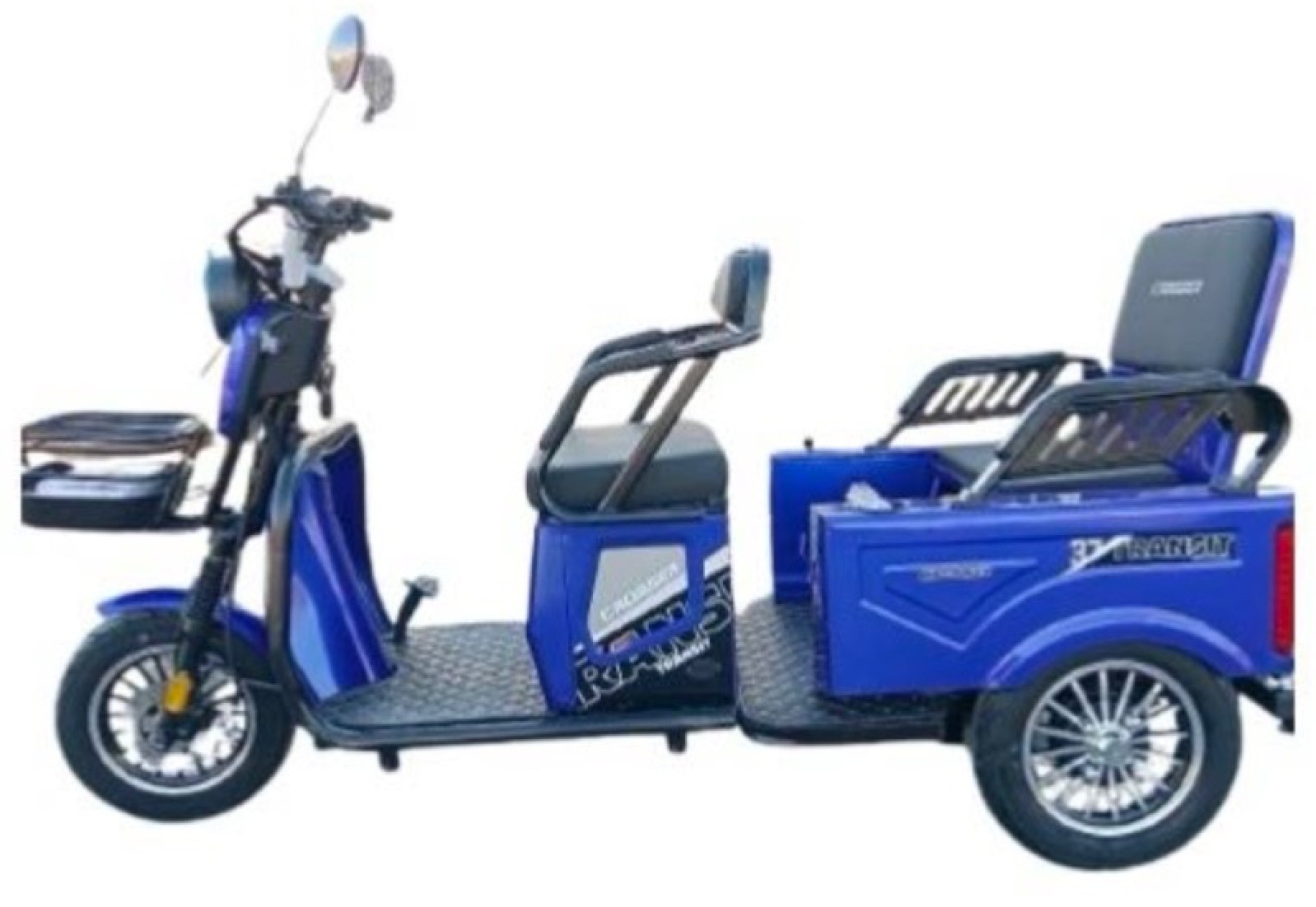 Электротрайк Crosser transit TR-5 1200W, 72V 24Ah Графеновый акб 2025! — изображение 3