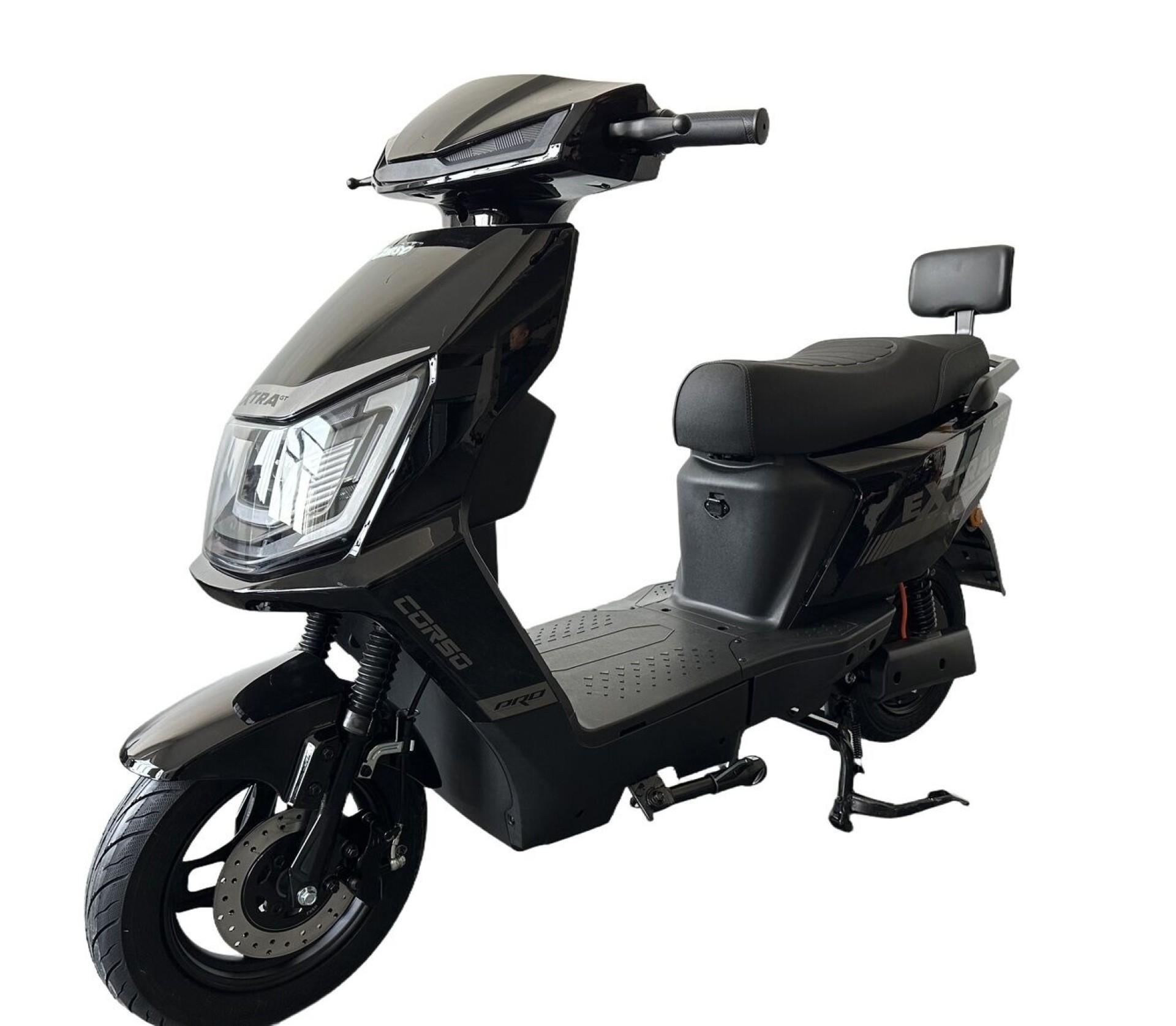 Электрический мопед Corso Extra, двигатель 1200W, аккумулятор литий-железо-фосфатный 64V/30Ah, в коробке — изображение 6