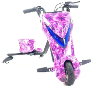 Дрифт-карт Windtech Crazy Bug 500W Фиолетовый космос с амортизацией