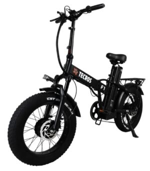 Электровелосипед fatbike Tecros F1 dual 48v 20ah 2 двигателя по 1000W 20″ 50 км/ч складной