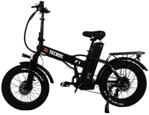 Электровелосипед fatbike Tecros F1 dual 48v 20ah 2 двигателя по 1000W 20″ 50 км/ч складной
