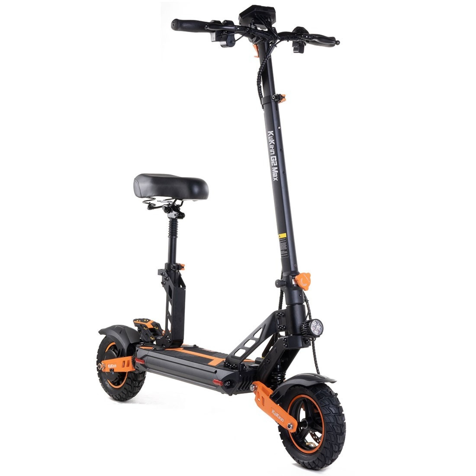 Электросамокат с сиденьем Kugoo Kirin G2 MAX 2026 (1000 Вт; 20 А/час; 48 В), черный — изображение 3