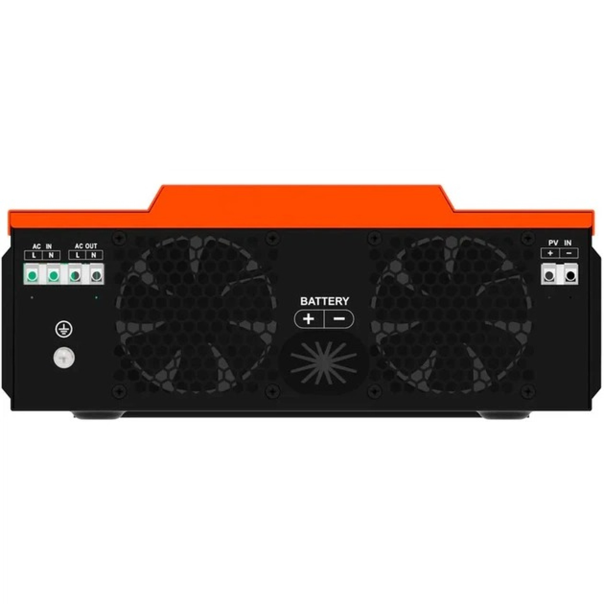 Гибридный солнечный инвертор PowMr 1500W 24V MPPT (POW-HVM1.5K-24V, Max CH 80A, AC 40A) — изображение 4